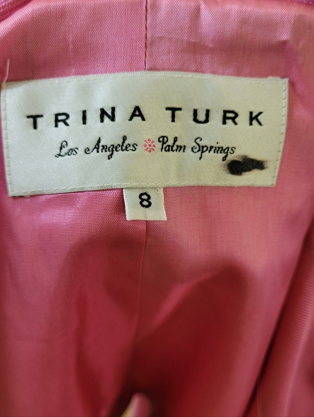 Trina Turk Pink Pant Suit Size 8 - Picture 9 of 11